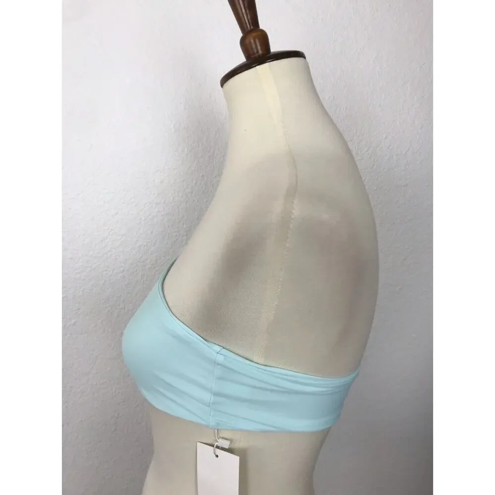 Frankie Swim Women Sz 8 Swimwear One Shoulder Strap Bikini Top NWT